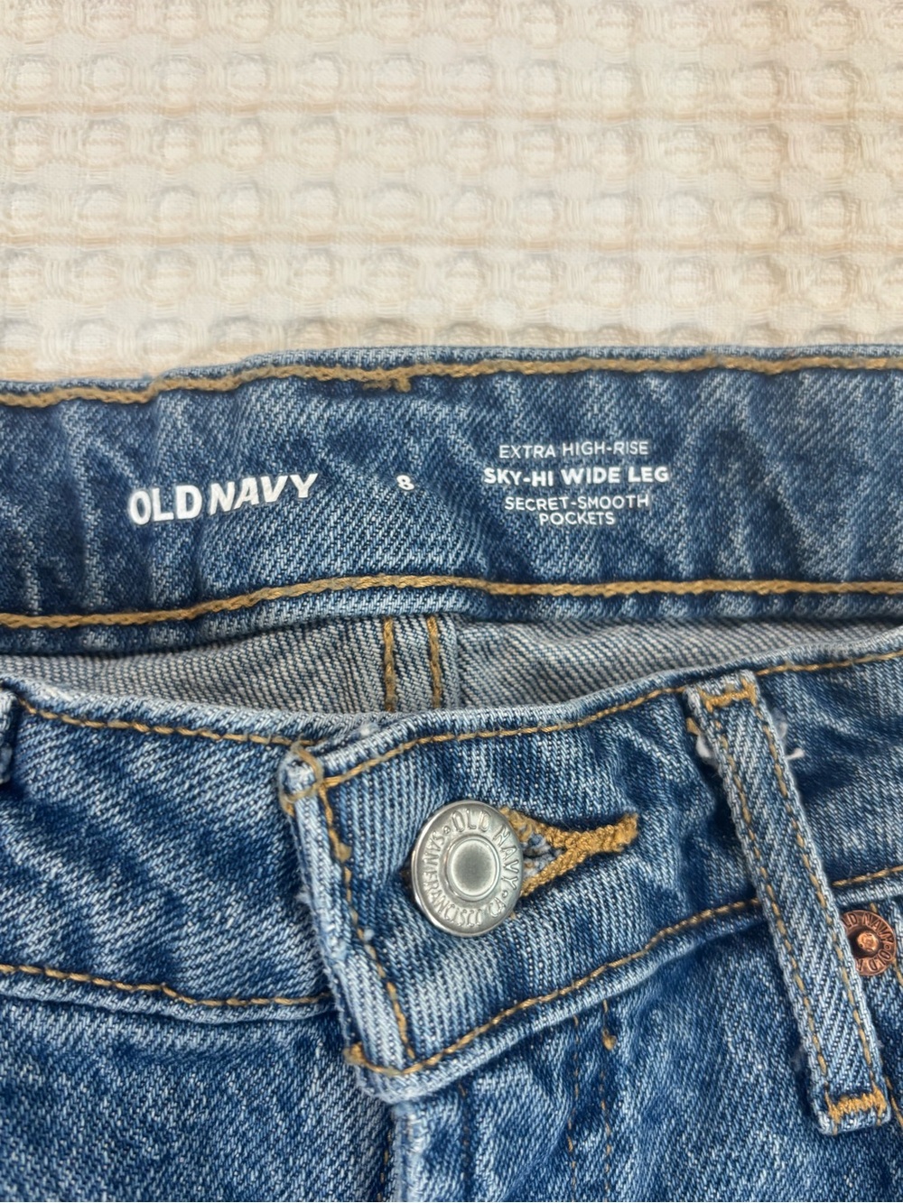 Old Navy- Sky High Wide Leg Jeans